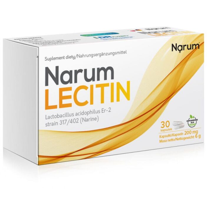 Narum Lecitin 200 mg, 30 kapsułek